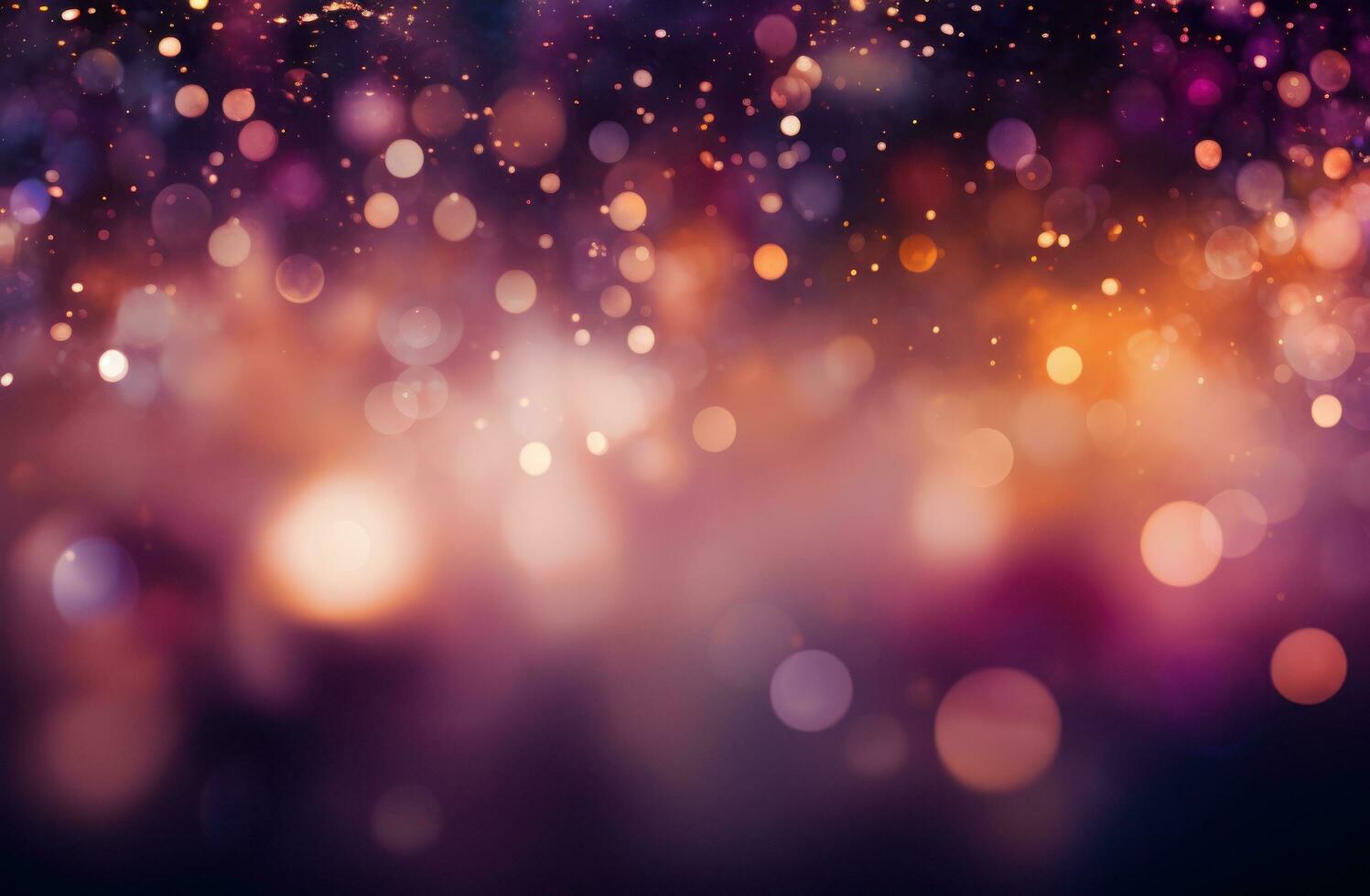 AI generated purple and pink light abstract bokeh background, photo