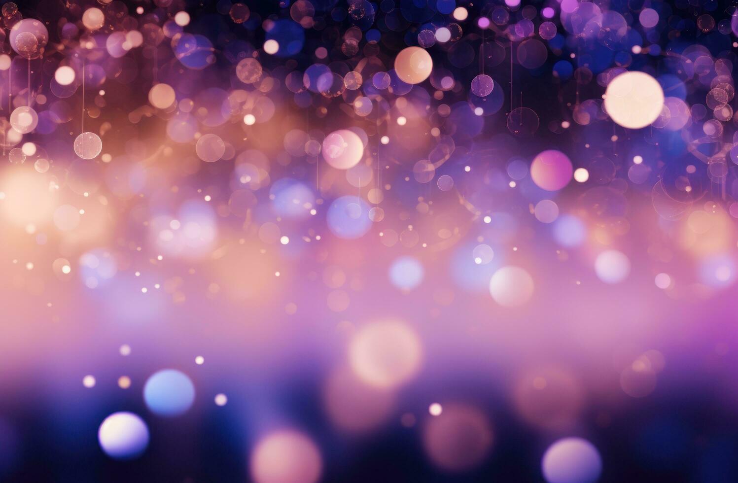 AI generated purple and pink light abstract bokeh background, photo