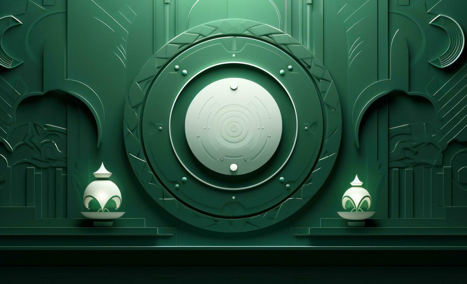 AI generated ramadan eel ishq wallpaper, photo