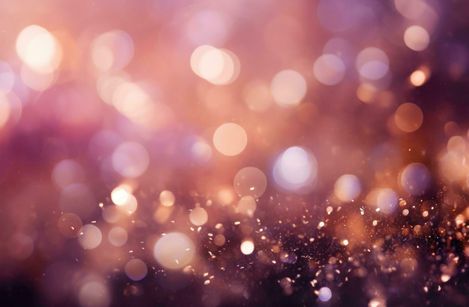 AI generated purple and pink light abstract bokeh background, photo