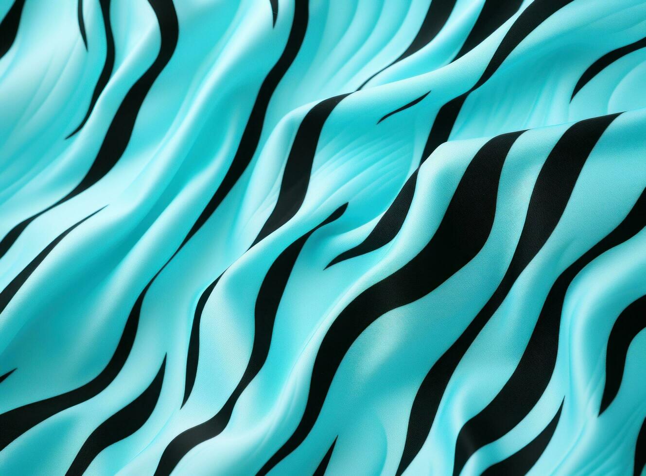 AI generated an image of zebra print design which is blue and white, photo