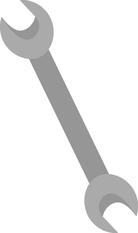 Wrench, illustration, vector on white background