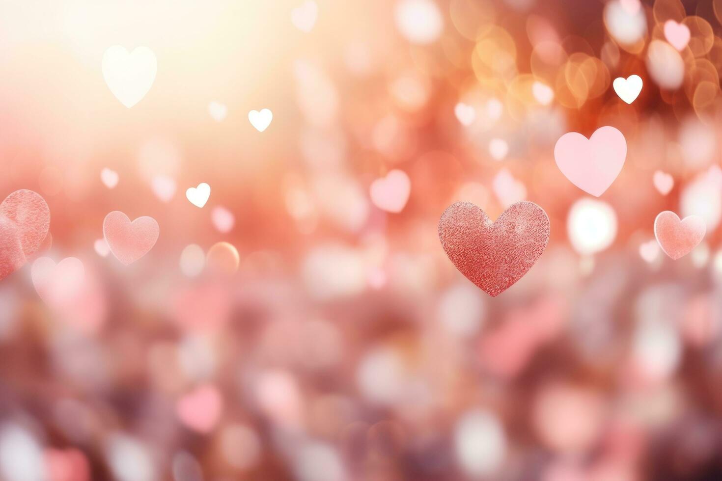 AI generated a pink heart shaped image heart photo
