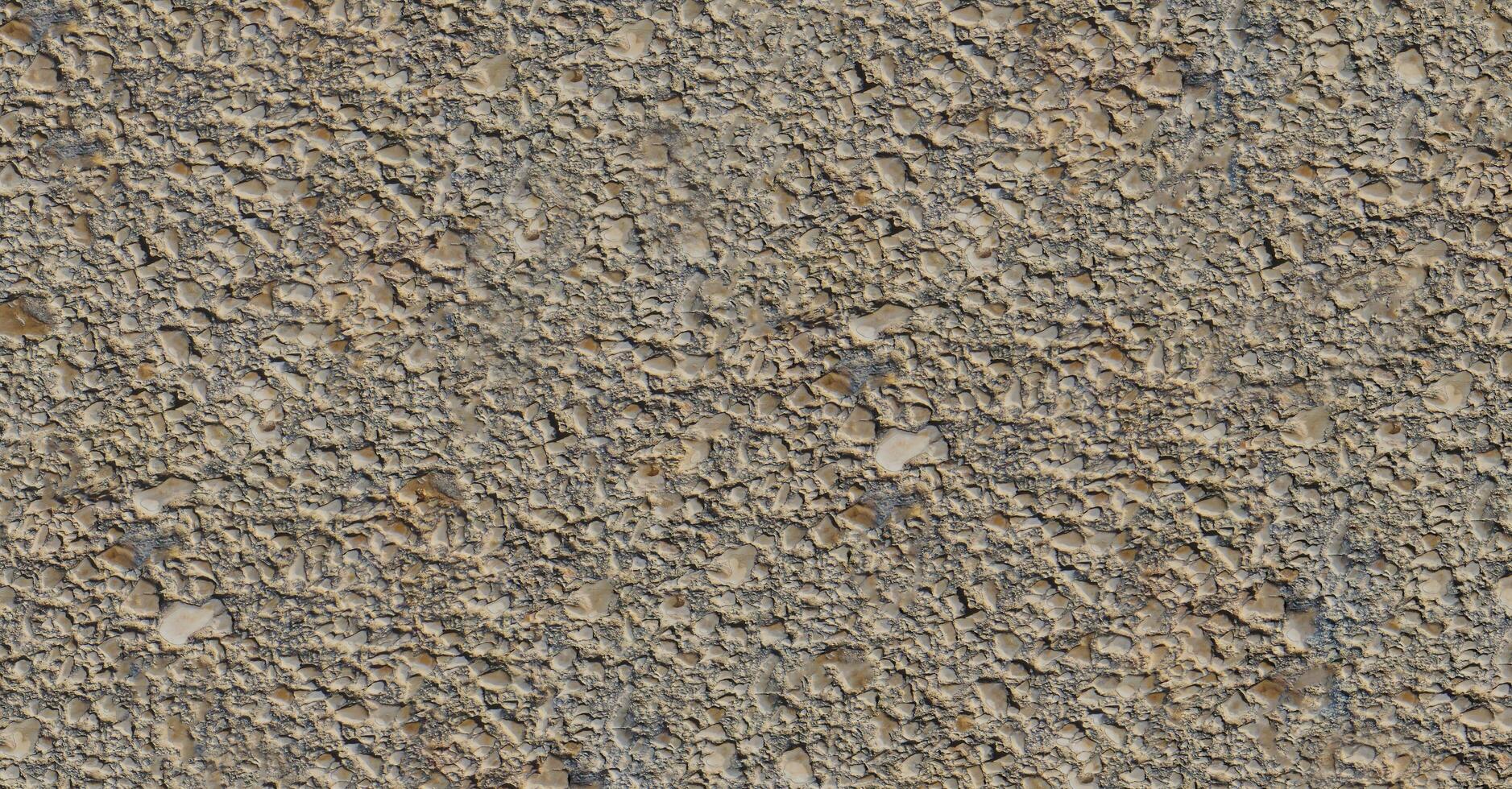 Road surface Fine cobblestone background Rough cement wall Asphalt gravel surface Stone gravel texture 3D illustration photo