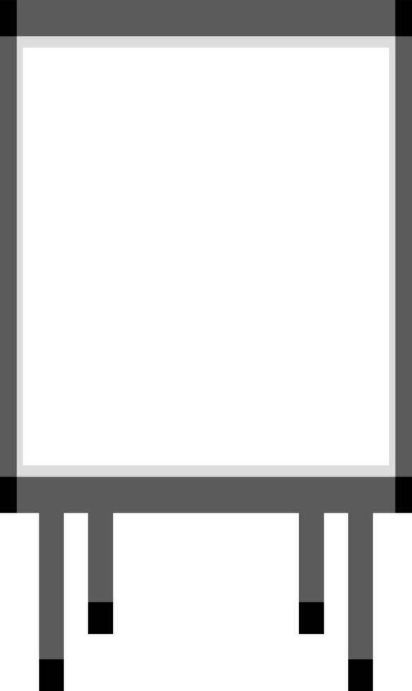 White board, illustration, vector on white background