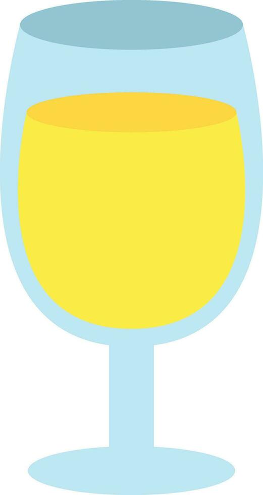 limonada en vaso, ilustración, vector sobre fondo blanco