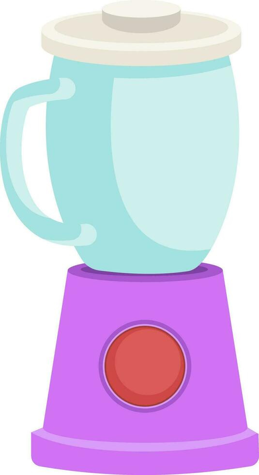 Juice mixer, illustration, vector on white background