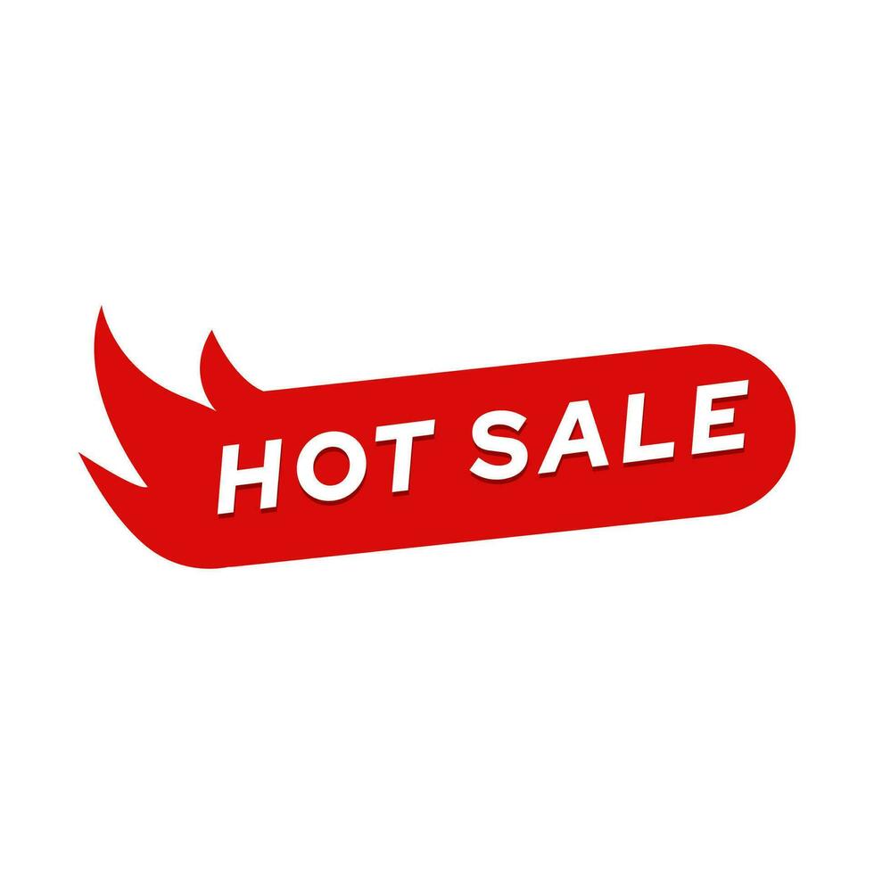 Hot sale symbol, Hot sale tag vector illustration