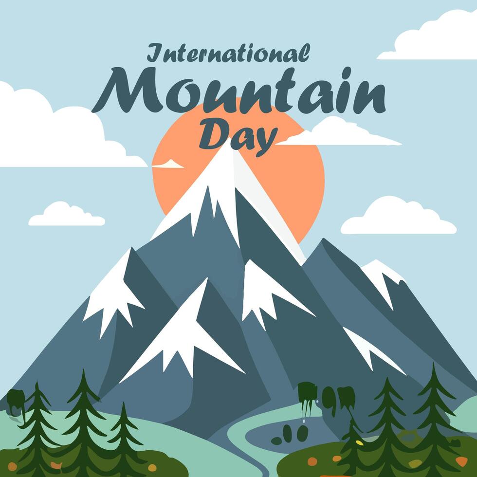 International Mountain Day Mon, Dec 11, 2023. International Mountain Day is celebrated annually on 11 December to to create awareness about the importance of mountains to life. photo