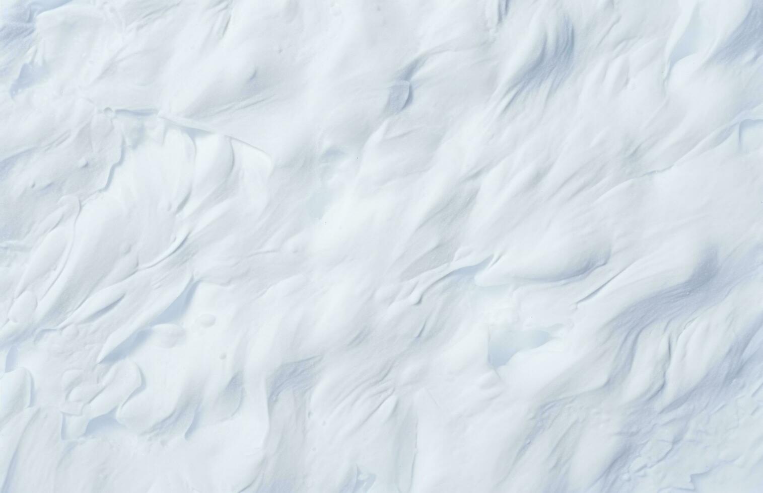 AI generated a close up photo of white snow texture