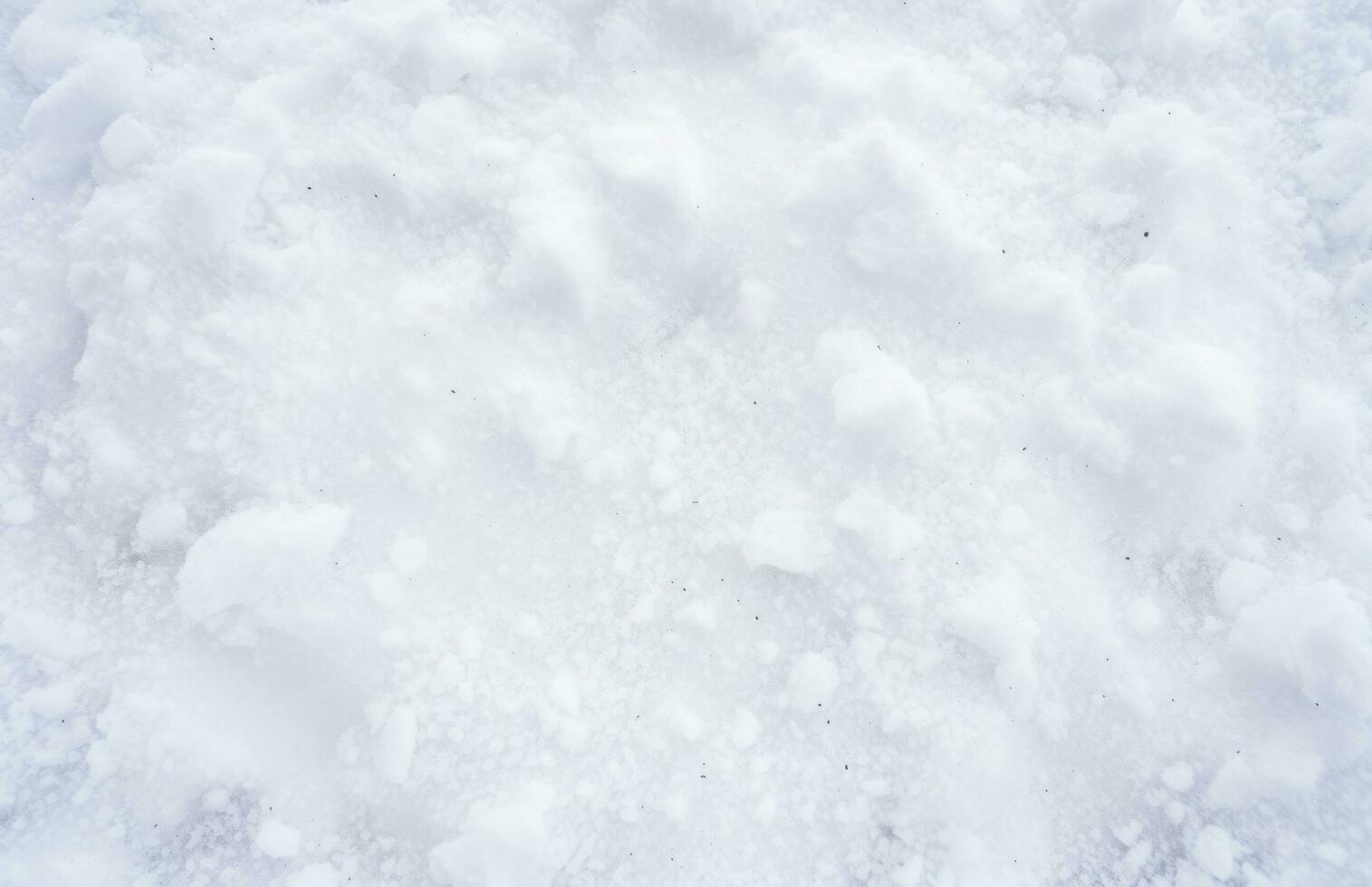 AI generated a close up photo of white snow texture