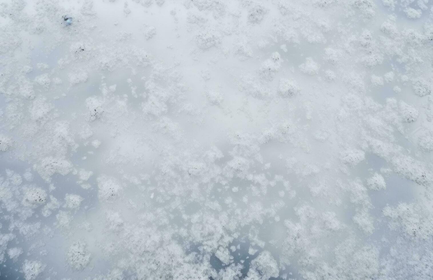AI generated a close up photo of white snow texture
