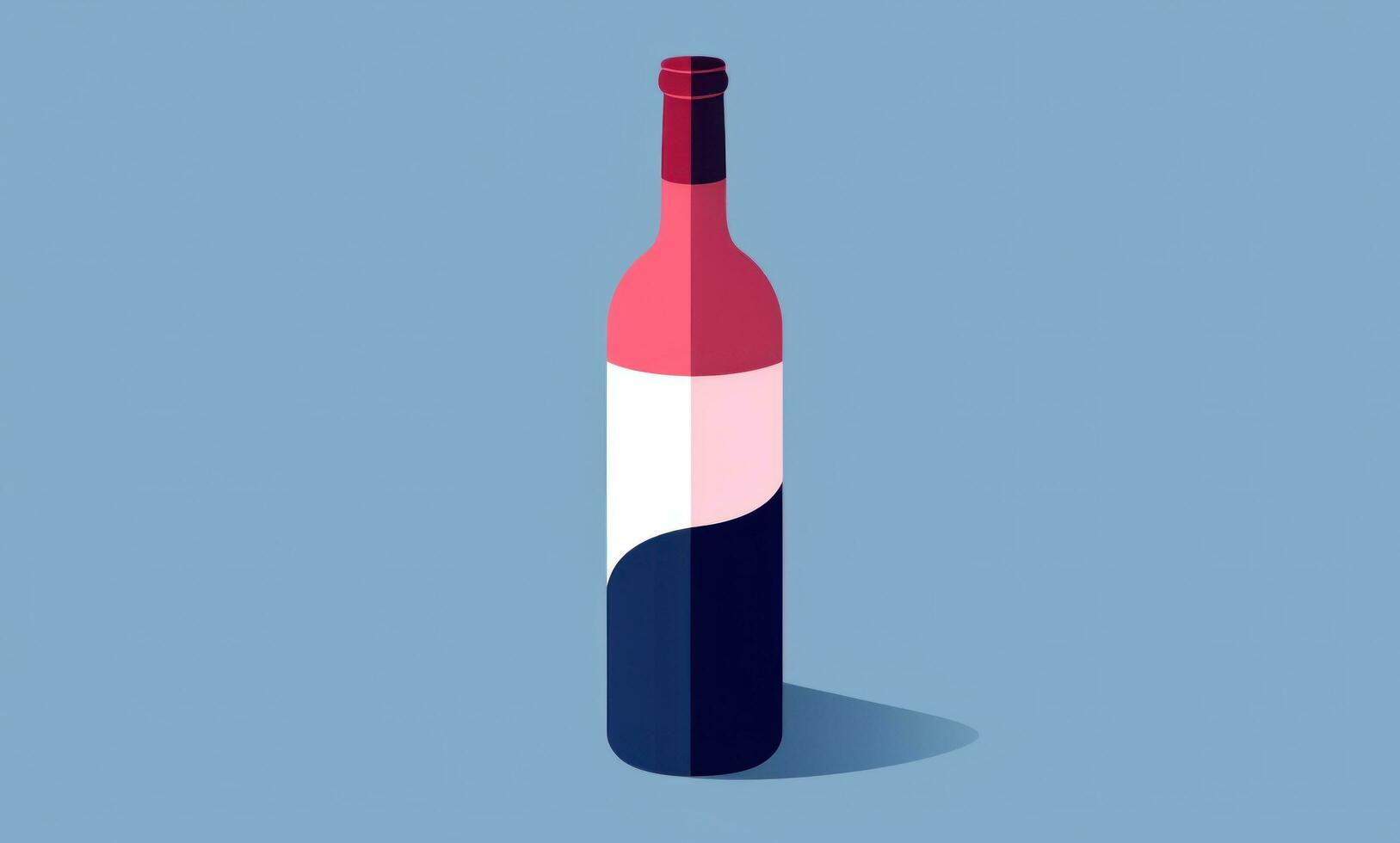 AI generated what does an old wine bottle look like, photo