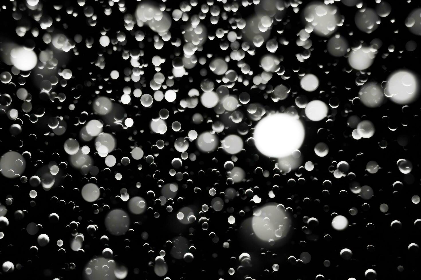 AI generated black and white black lights photo