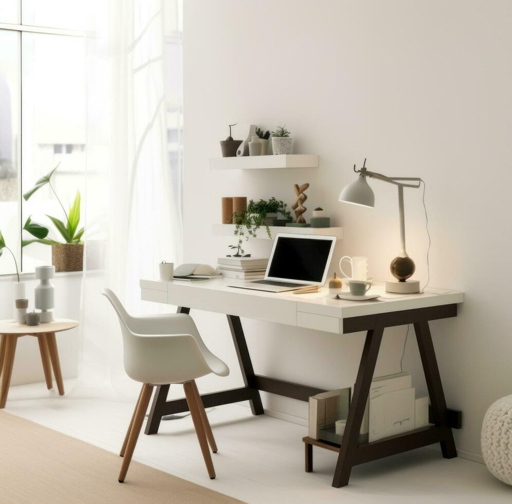 AI generated how to make desk home, photo