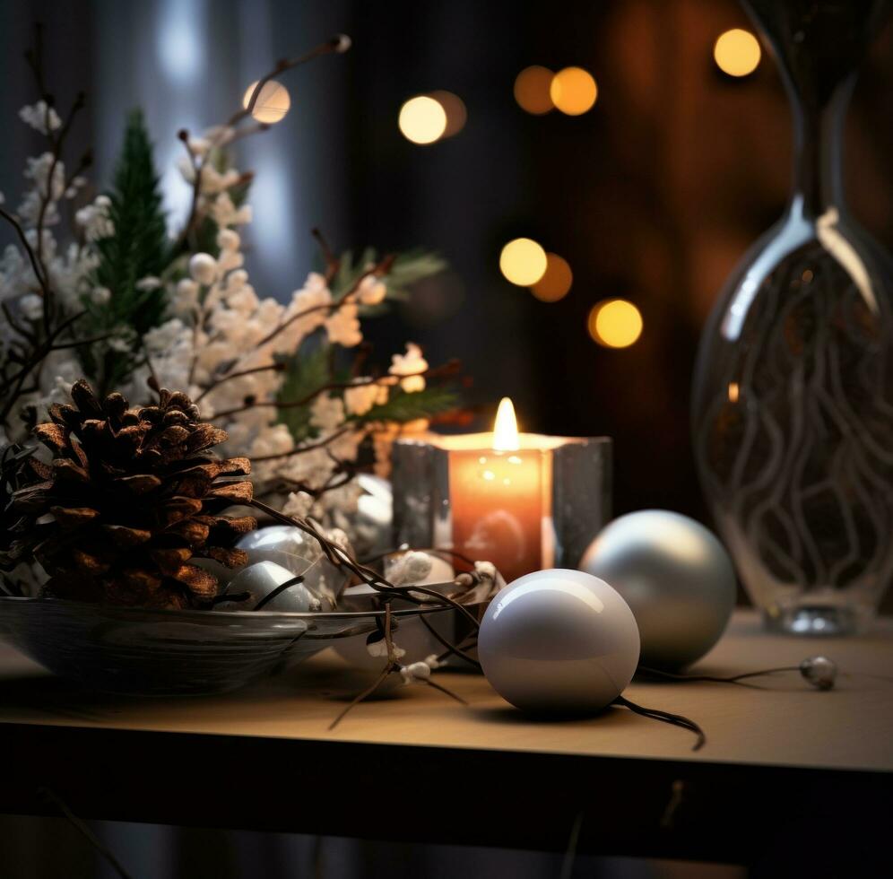 AI generated how to make holiday decoration in your home, photo