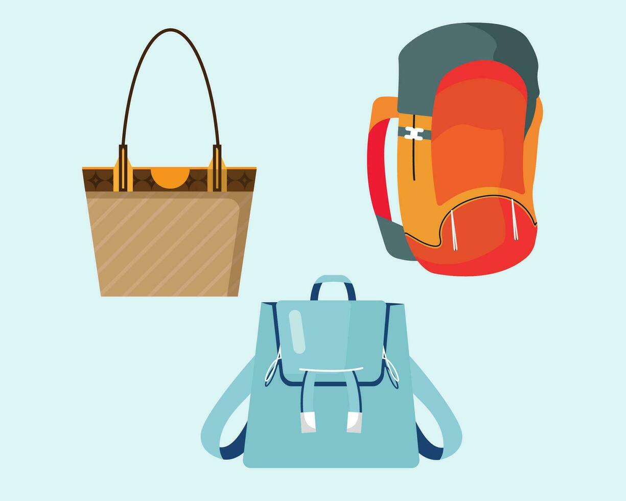 Bag Vector flat design Free Vector