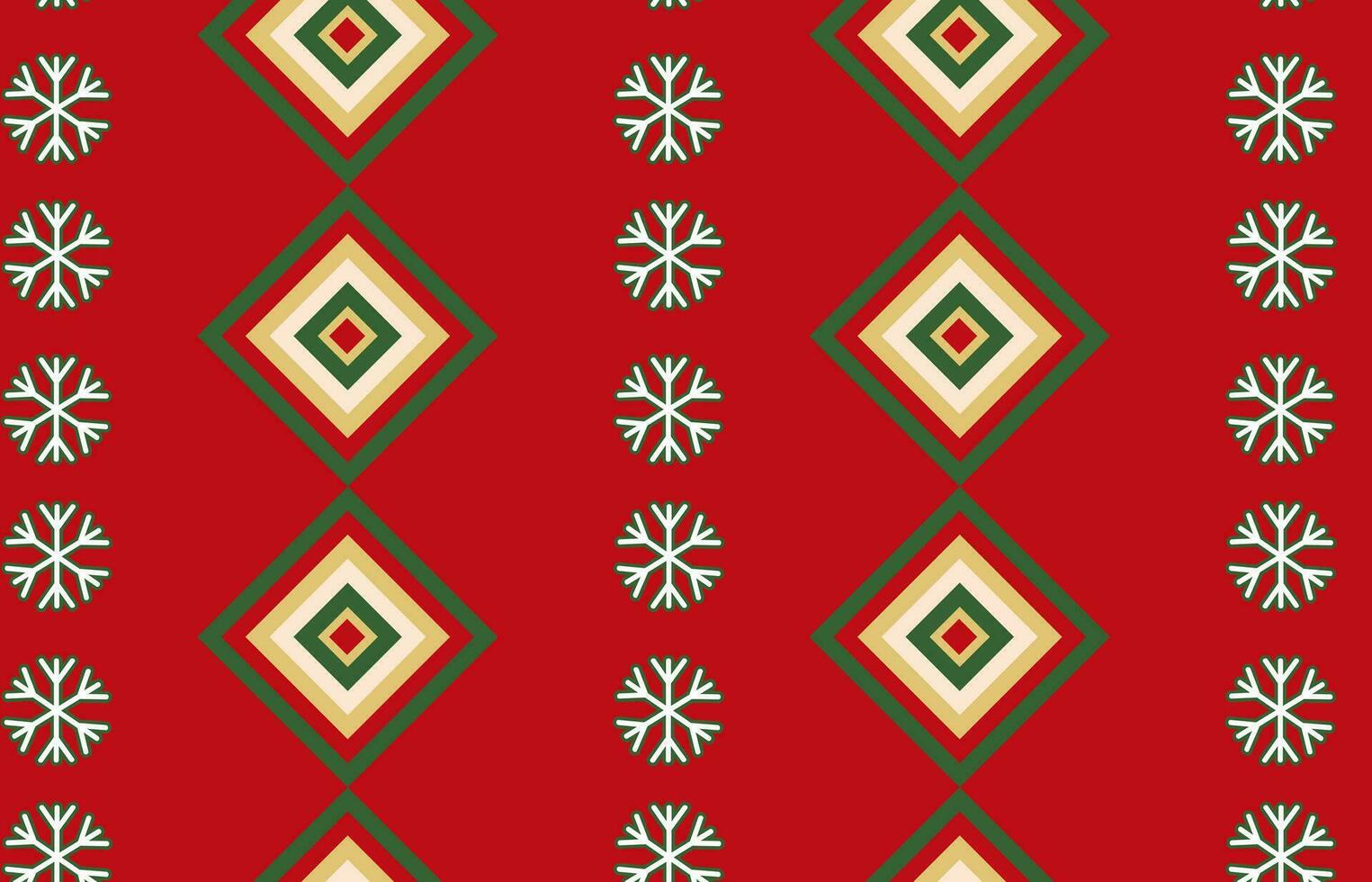 Merry Christmas, Christmas Scandinavian geometric seamless pattern. Christmas characters Santa, tree, garland, sock, decoration, snowflake. Vector illustration.