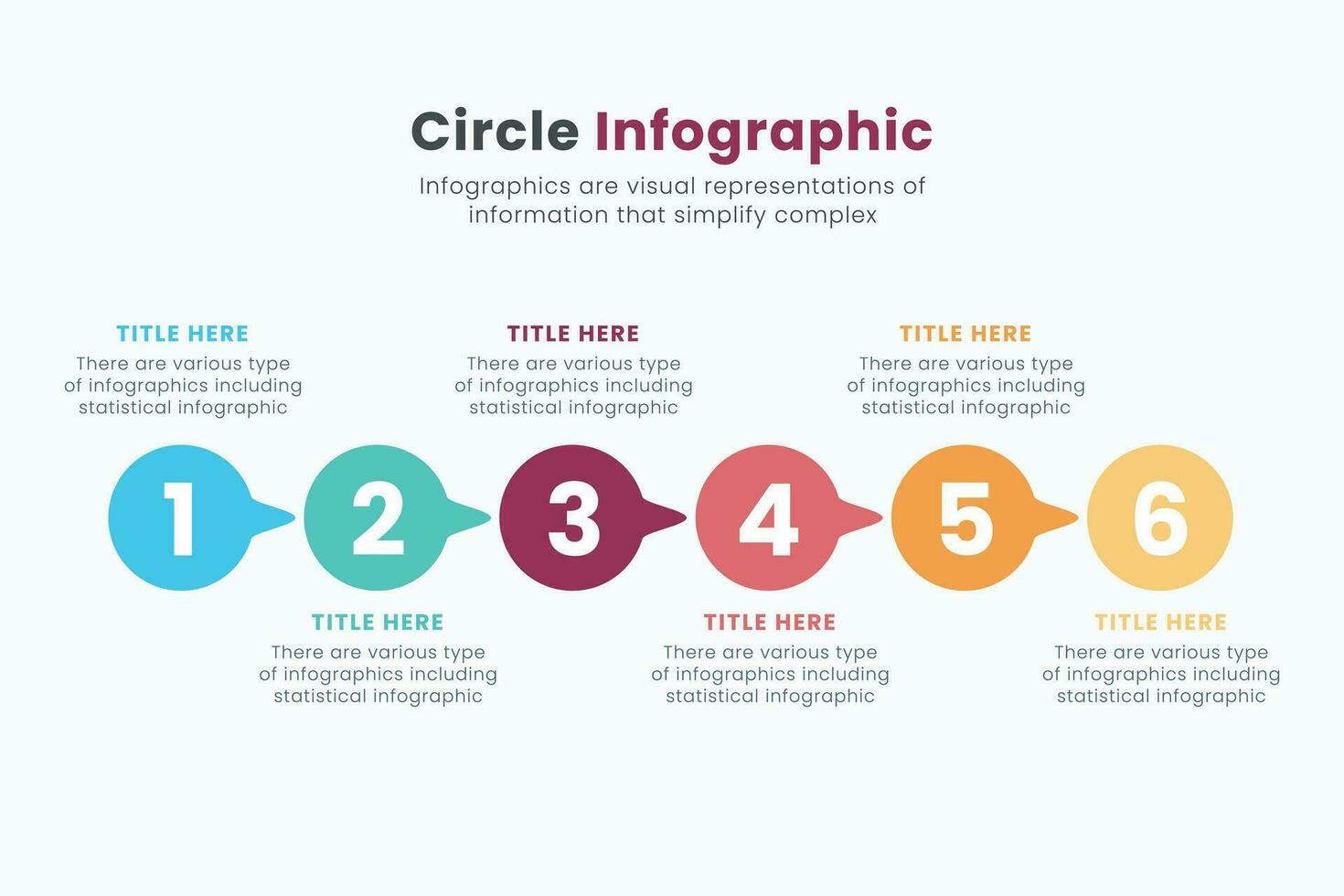 mínimo negocio circulo infografía plantillas para presentaciones y lleno editable vector