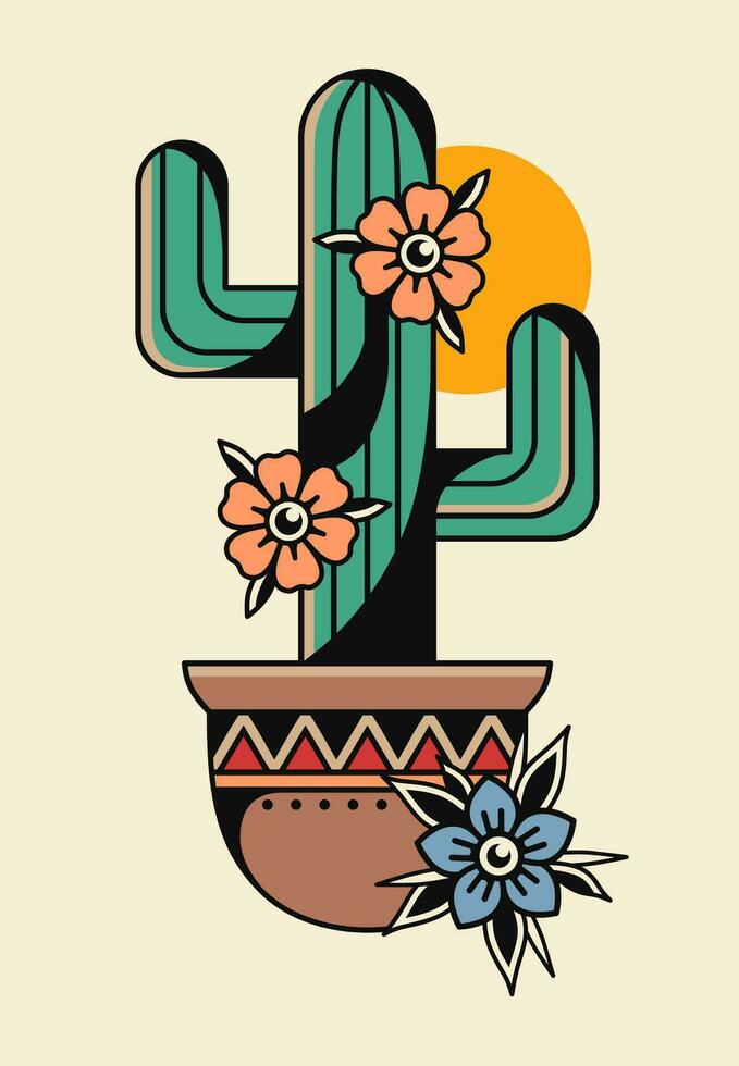 Cactus vector art