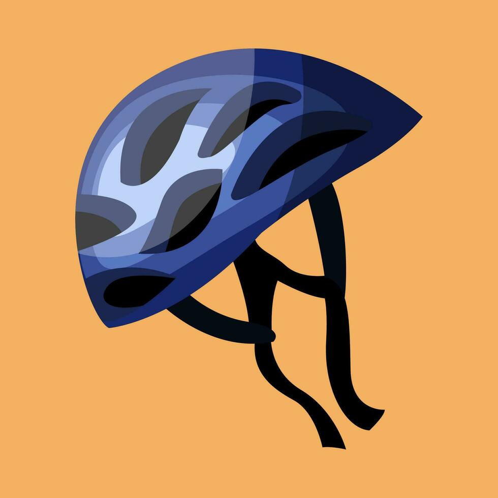 Deportes casco vector color ilustración.