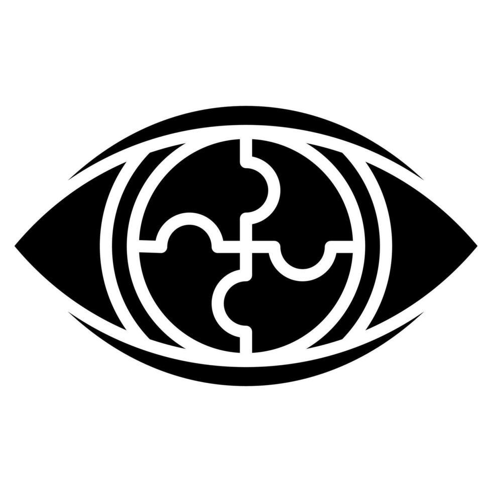 Collaborative Vision Icon line vector illustration