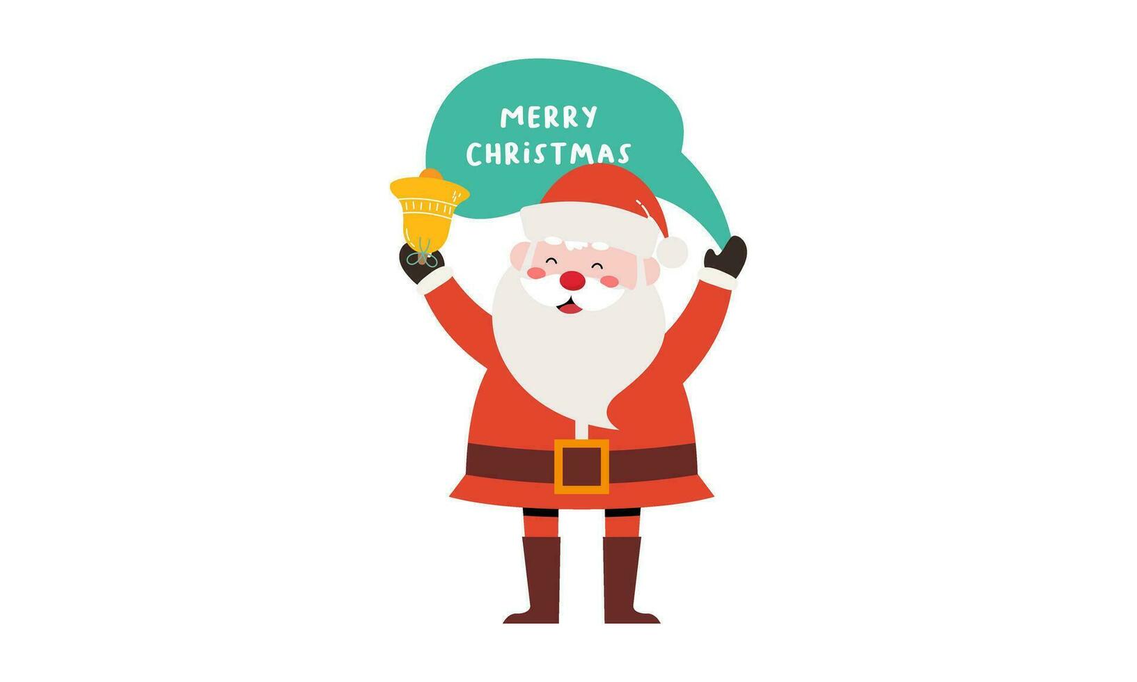 Santa claus characters collection vector