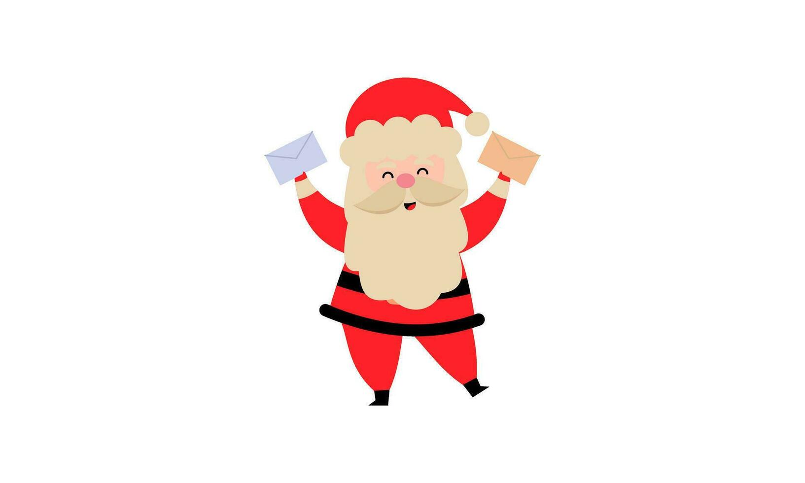 Santa claus characters collection vector