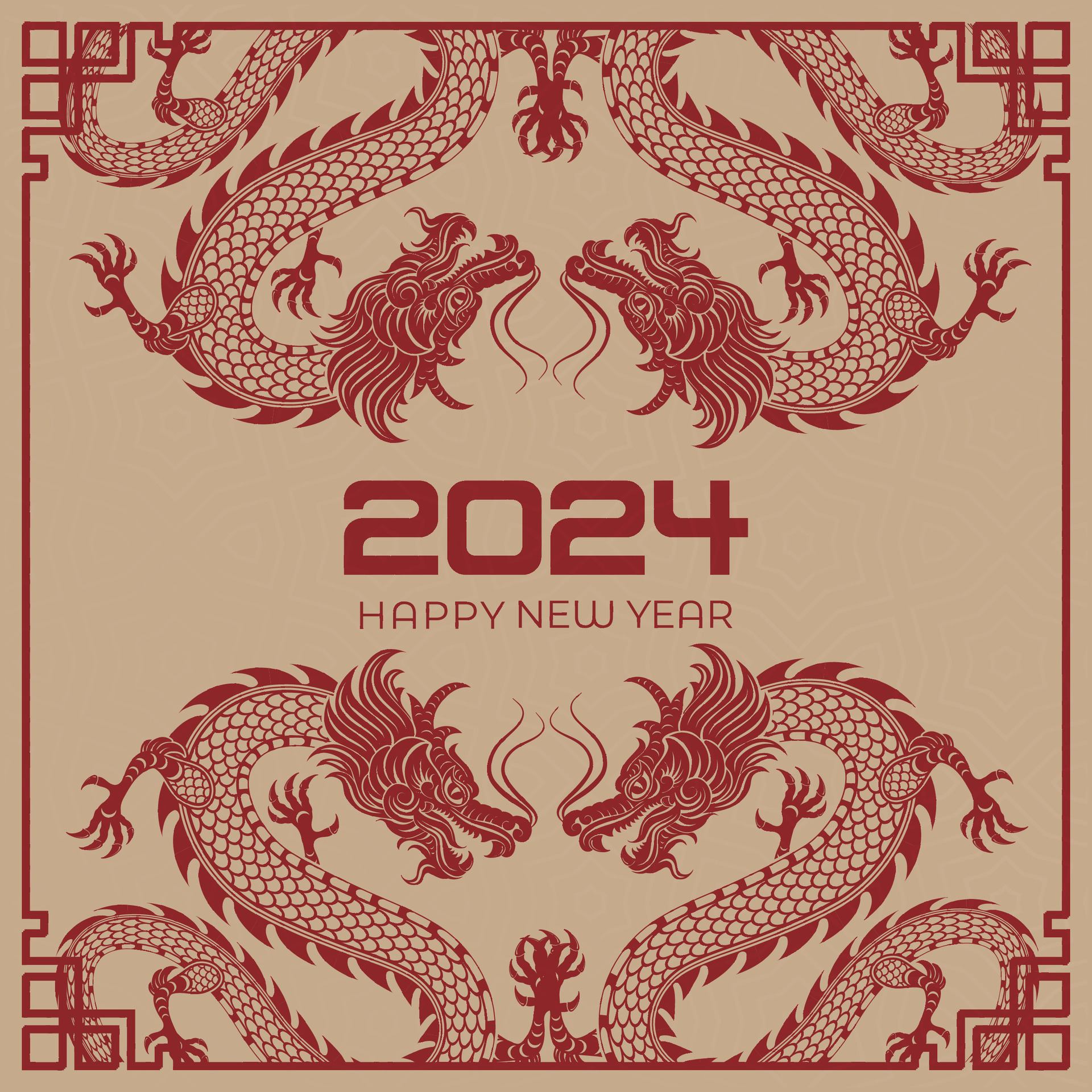 Happy Chinese New Year 2024 Chinese Zodiac Year of the Dragon 35391618