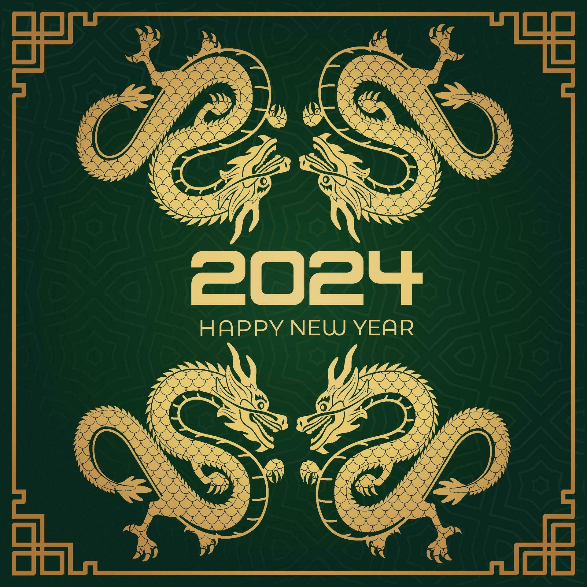Happy Chinese New Year 2024 Chinese Zodiac Year of the Dragon 35391634