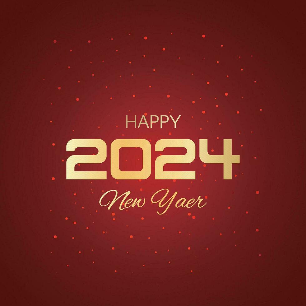 Chinese Lunar New Year festival 2024 celebration, Happy New Year background decorative elements. vector