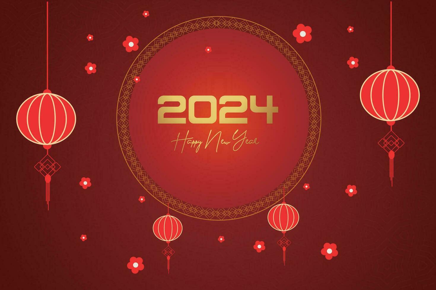 Chinese Lunar New Year festival 2024 celebration, Happy New Year