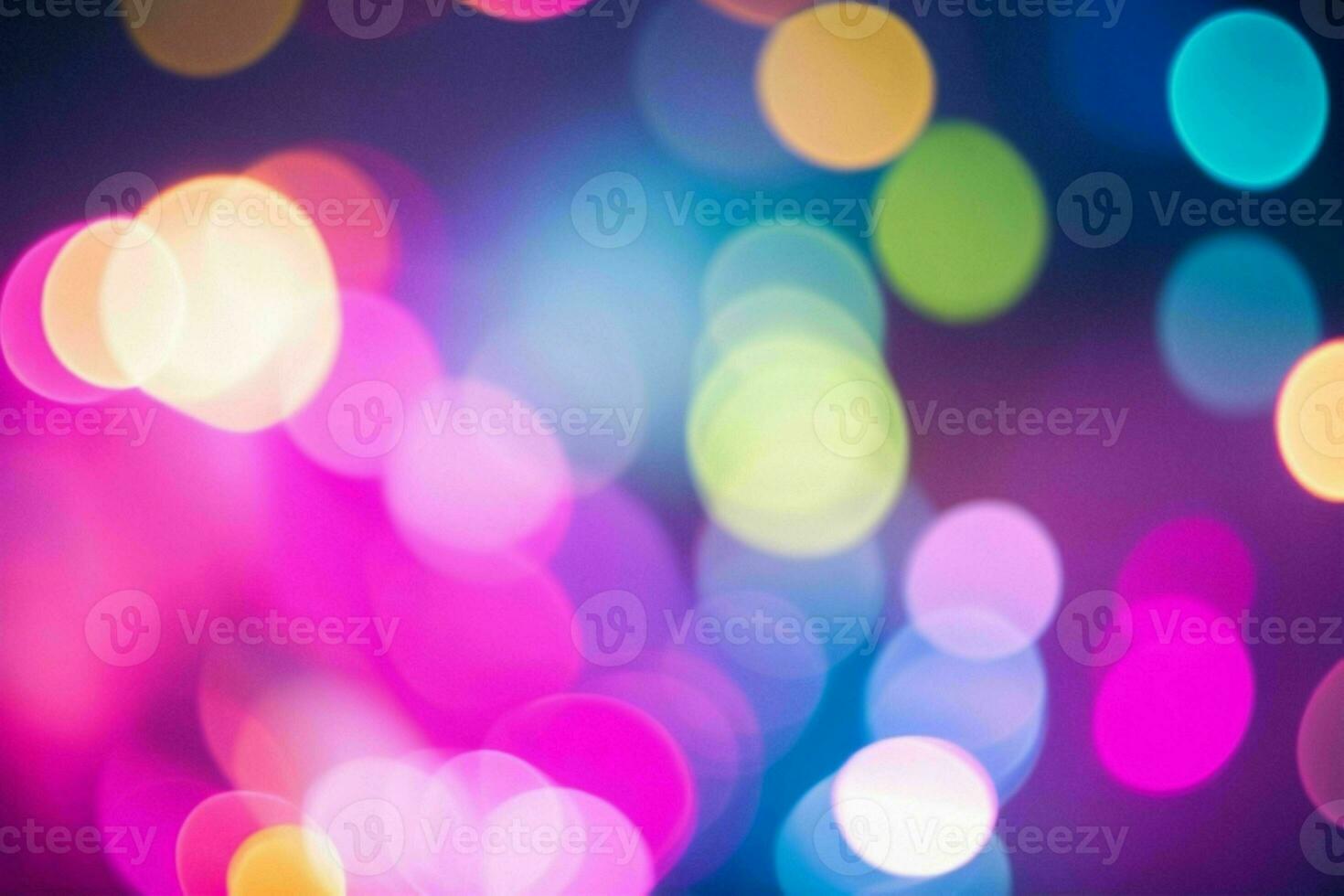 AI generated colorful bokeh effect. Pro Photo