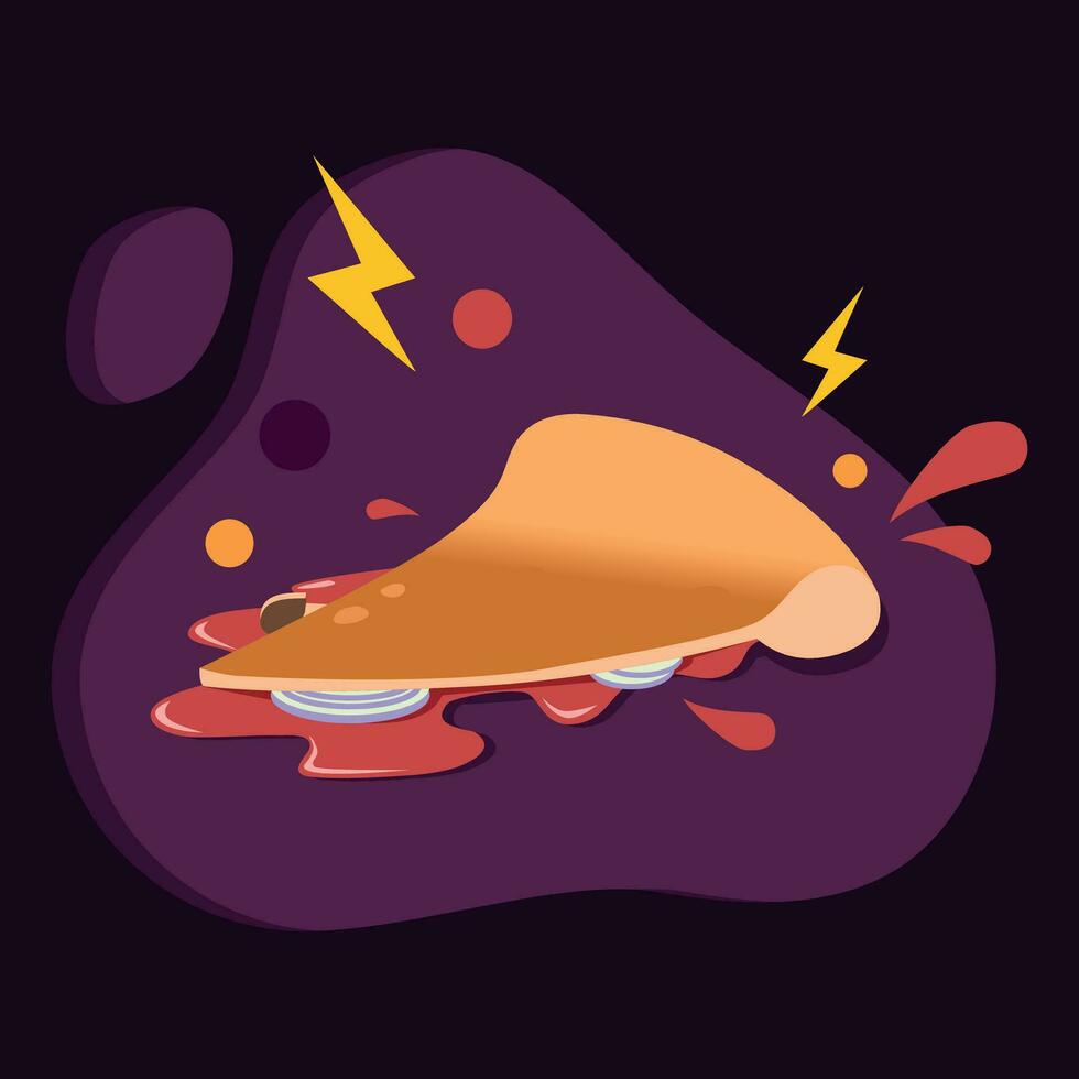 An illustration of trouble. Image of failure vector