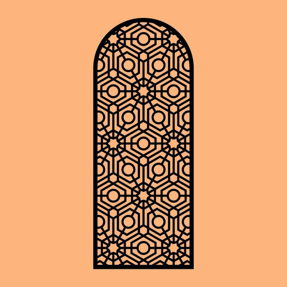 Simple Vector Pattern for CNC Laser Cutting, Decoration, and Ornament