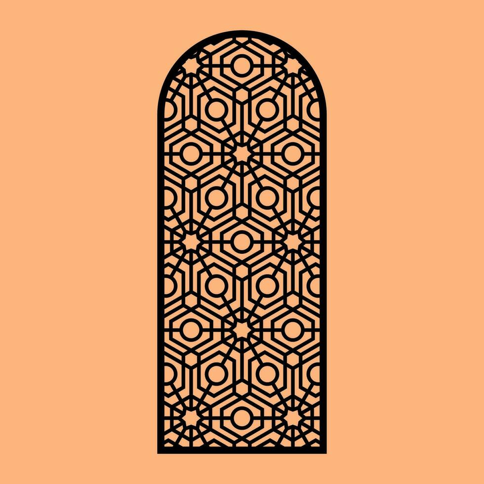 Simple Vector Pattern for CNC Laser Cutting, Decoration, and Ornament