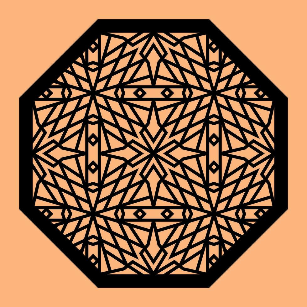 Simple Vector Pattern for CNC Laser Cutting, Decoration, and Ornament