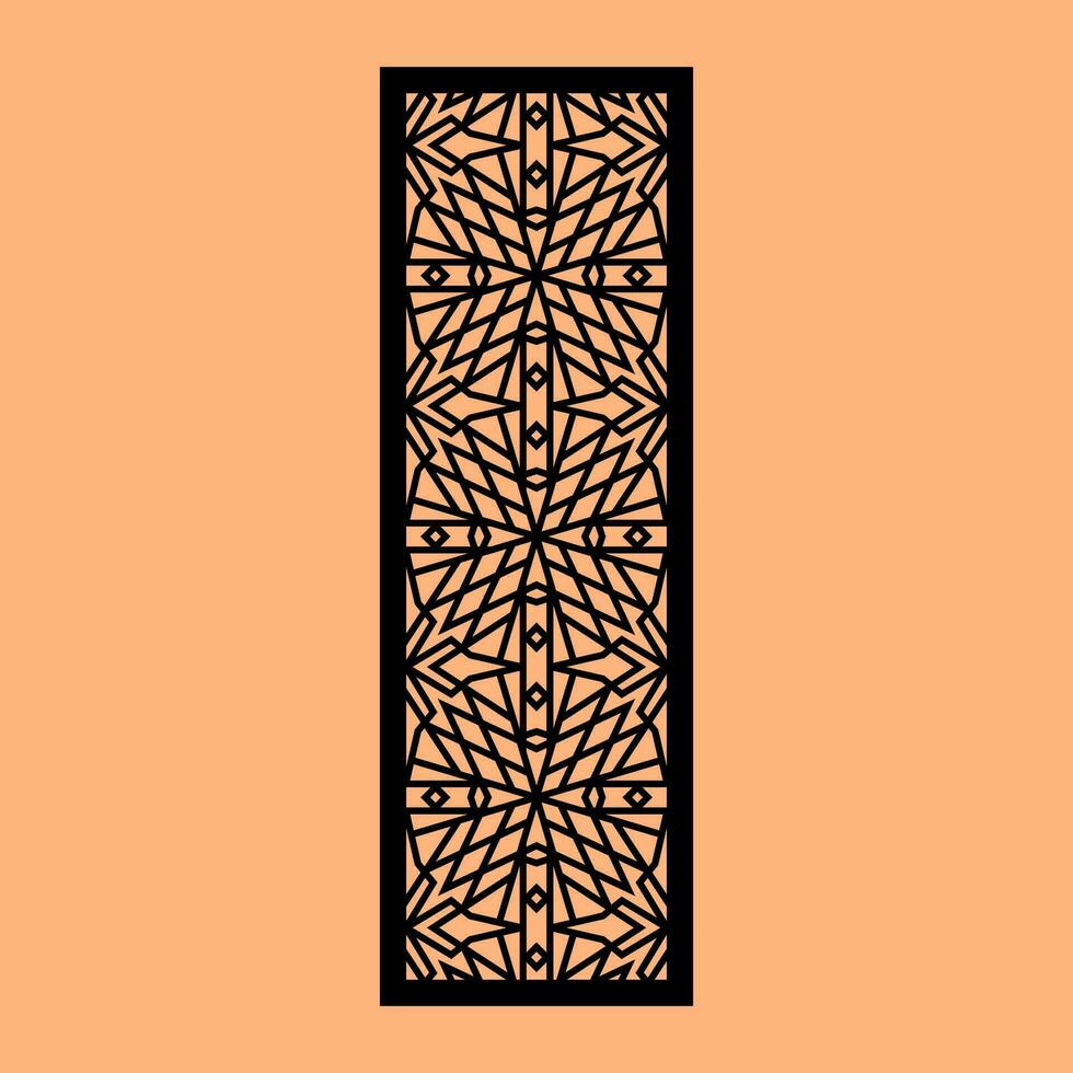 Simple Vector Pattern for CNC Laser Cutting, Decoration, and Ornament