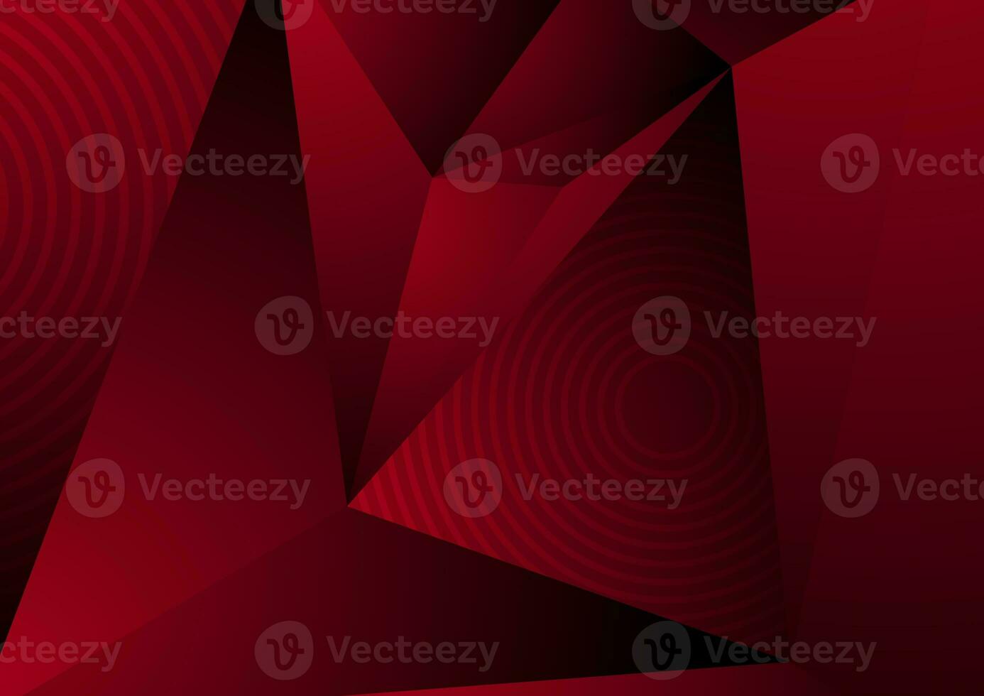 Dark red abstract concept polygonal tech background photo
