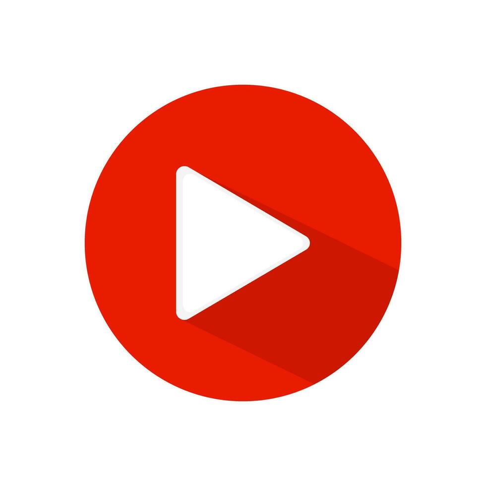 play icon youtube.you tube video icon.social media sign.mobile app.web video mark vector illustration eps