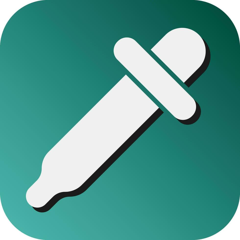 Eyedropper Vector Glyph Gradient Background Icon For Personal And Commercial Use.