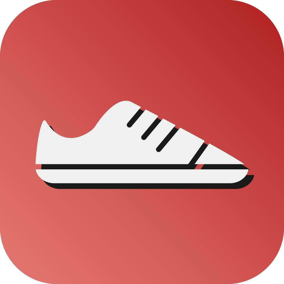 Shoes Vector Glyph Gradient Background Icon For Personal And Commercial Use.