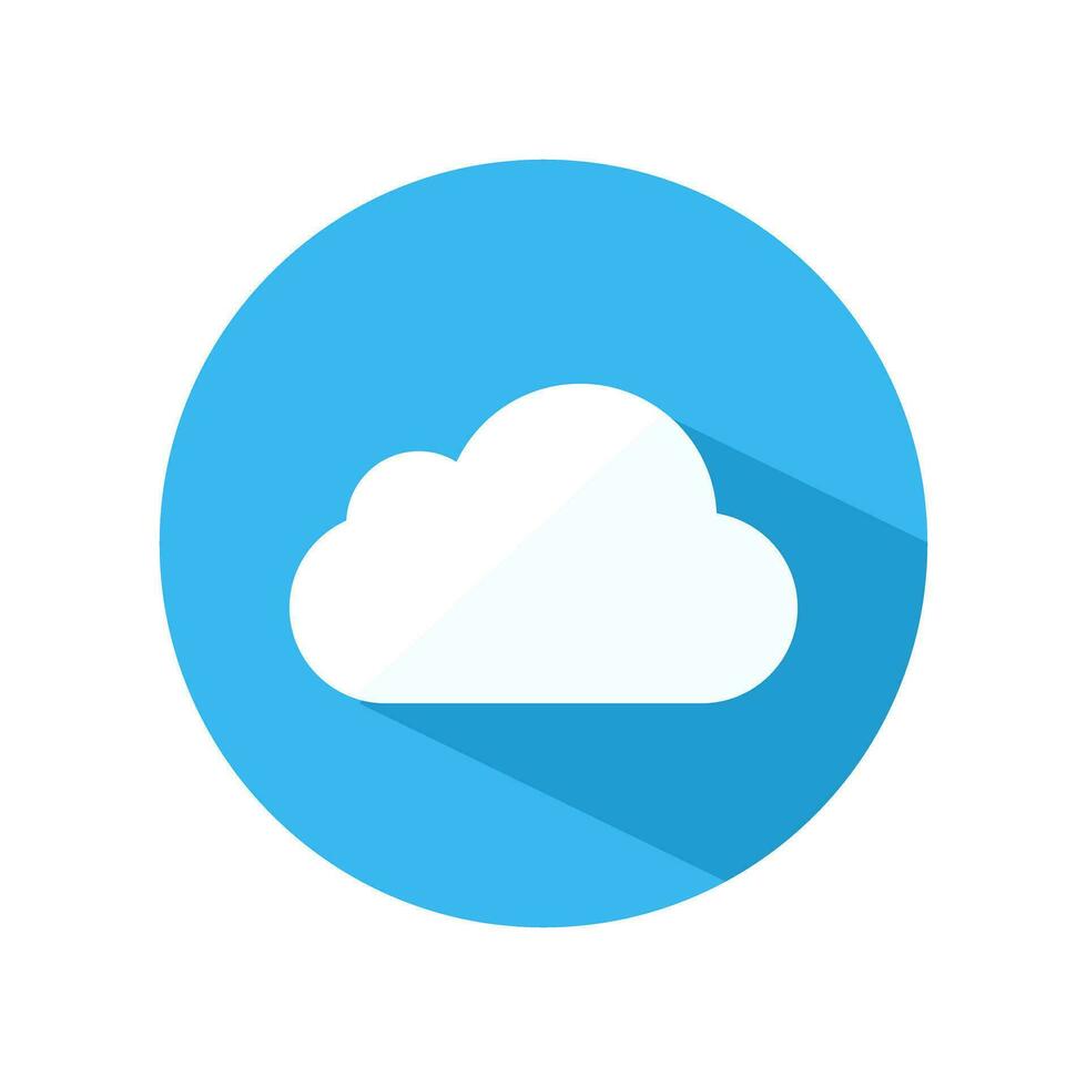 Cloud icon.Cloud storrage Minimalism style. Vector web design .vector