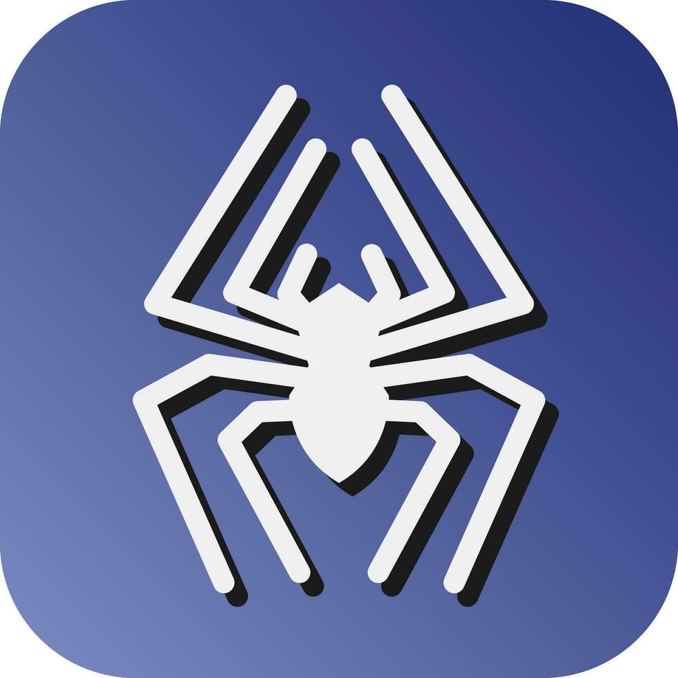 Spider Vector Glyph Gradient Background Icon For Personal And Commercial Use.