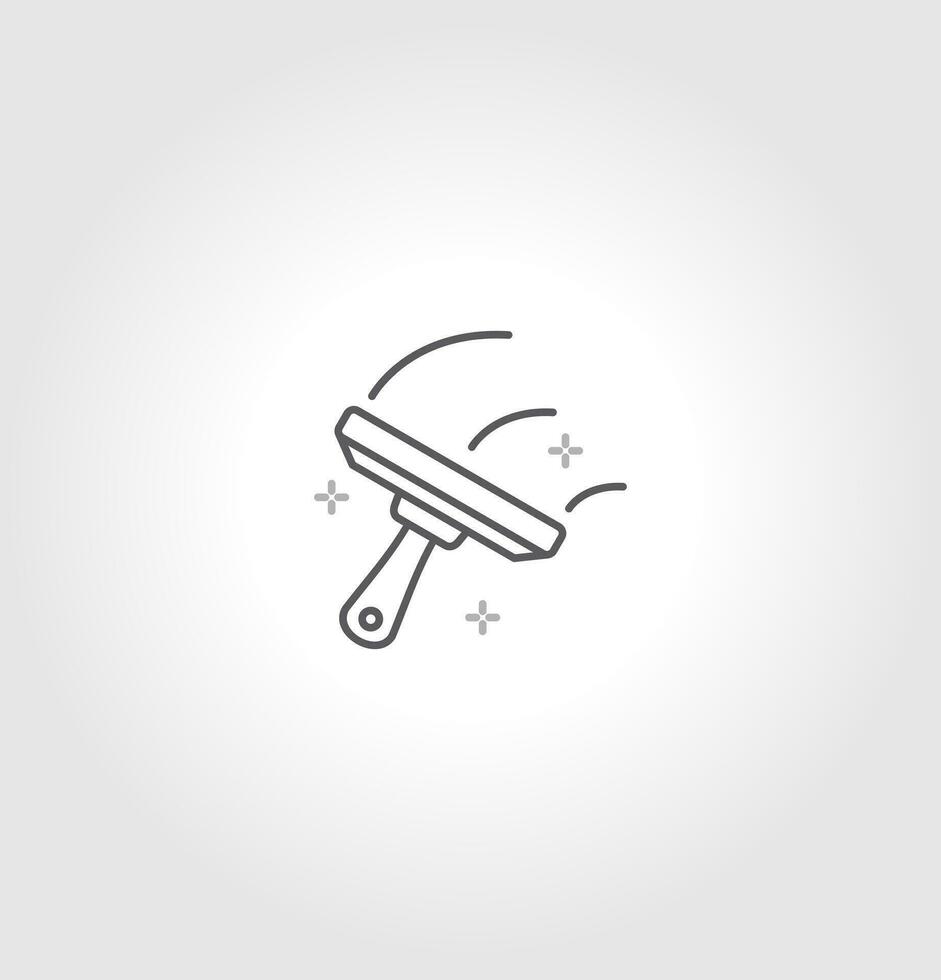 vaso limpiador icono diseño. enjugador de goma icono. aislado en gris antecedentes. vector ilustración