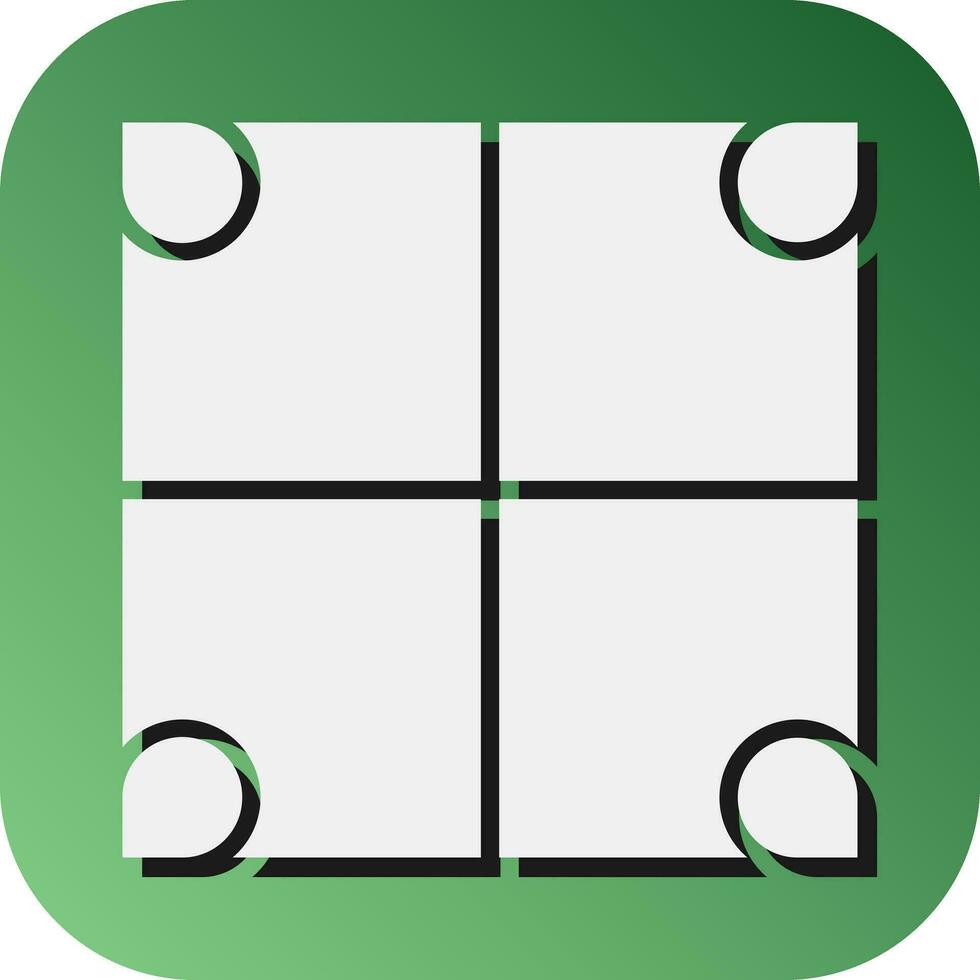 Tiles Vector Glyph Gradient Background Icon For Personal And Commercial Use.