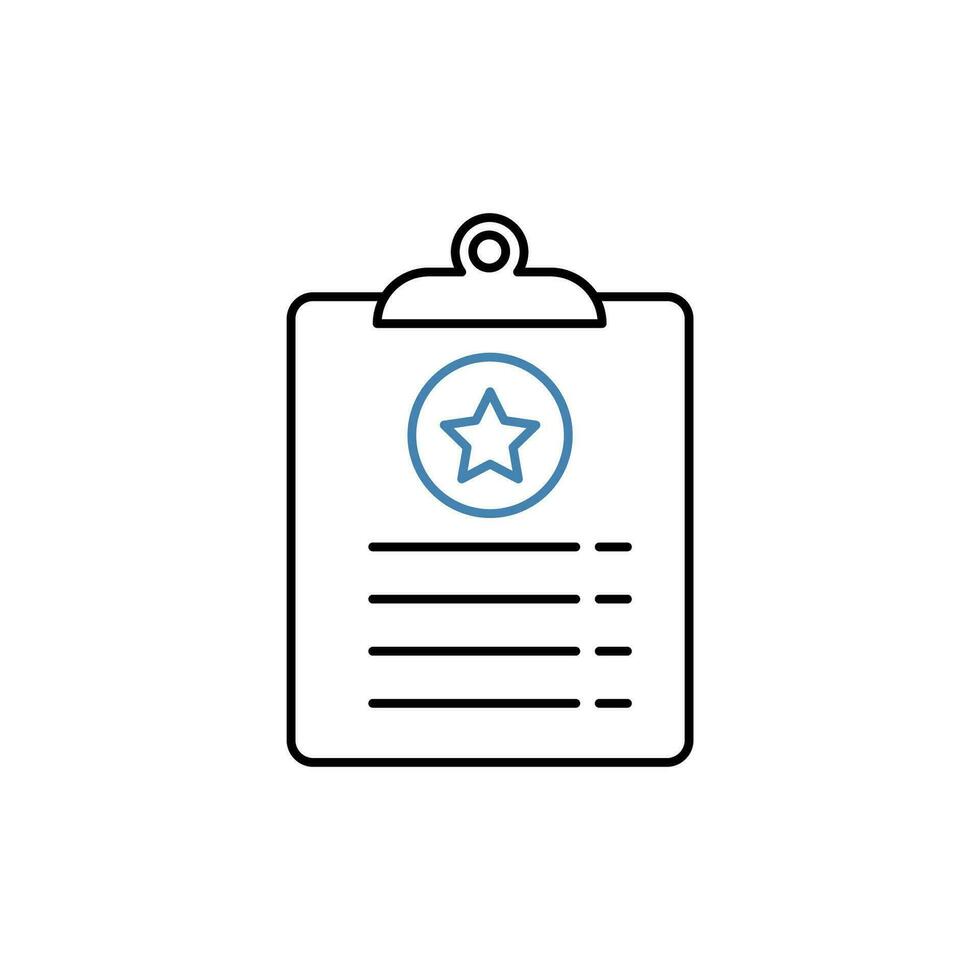 Result concept line icon. Simple element illustration. Result concept outline symbol design. vector