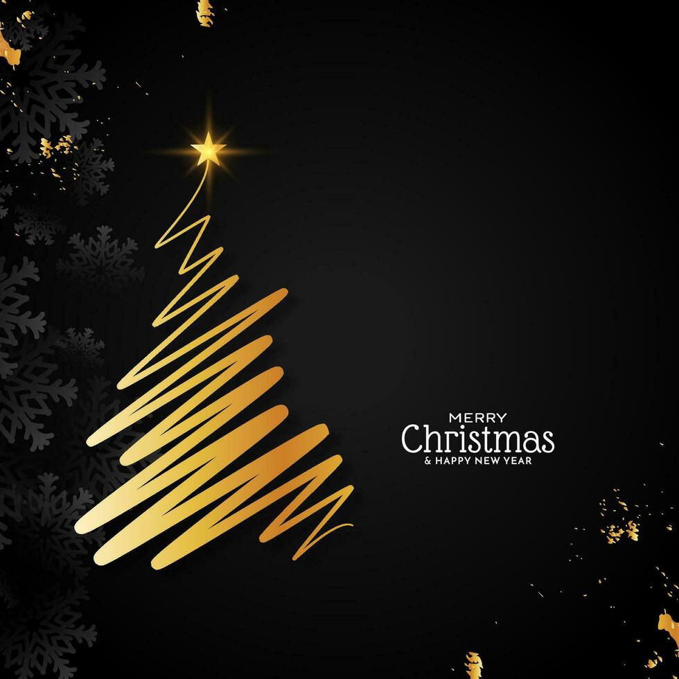 Merry Christmas festival elegant celebration background vector