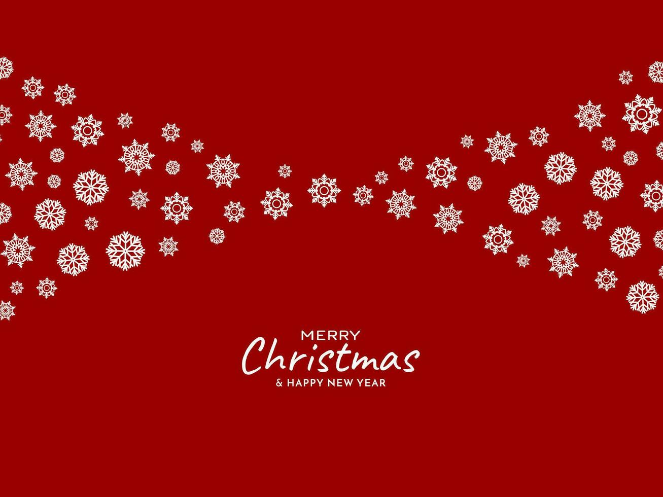 Modern Merry Christmas festival elegant background design vector