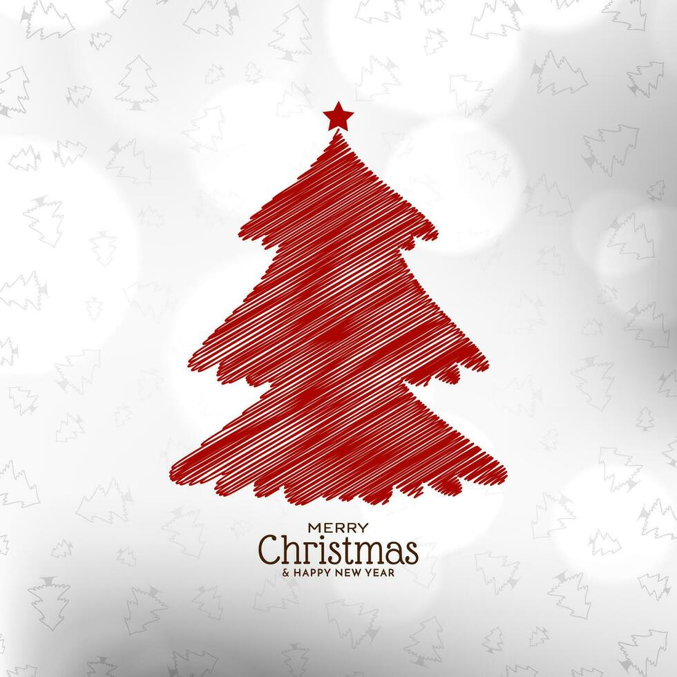 Modern Merry Christmas festival stylish background design vector